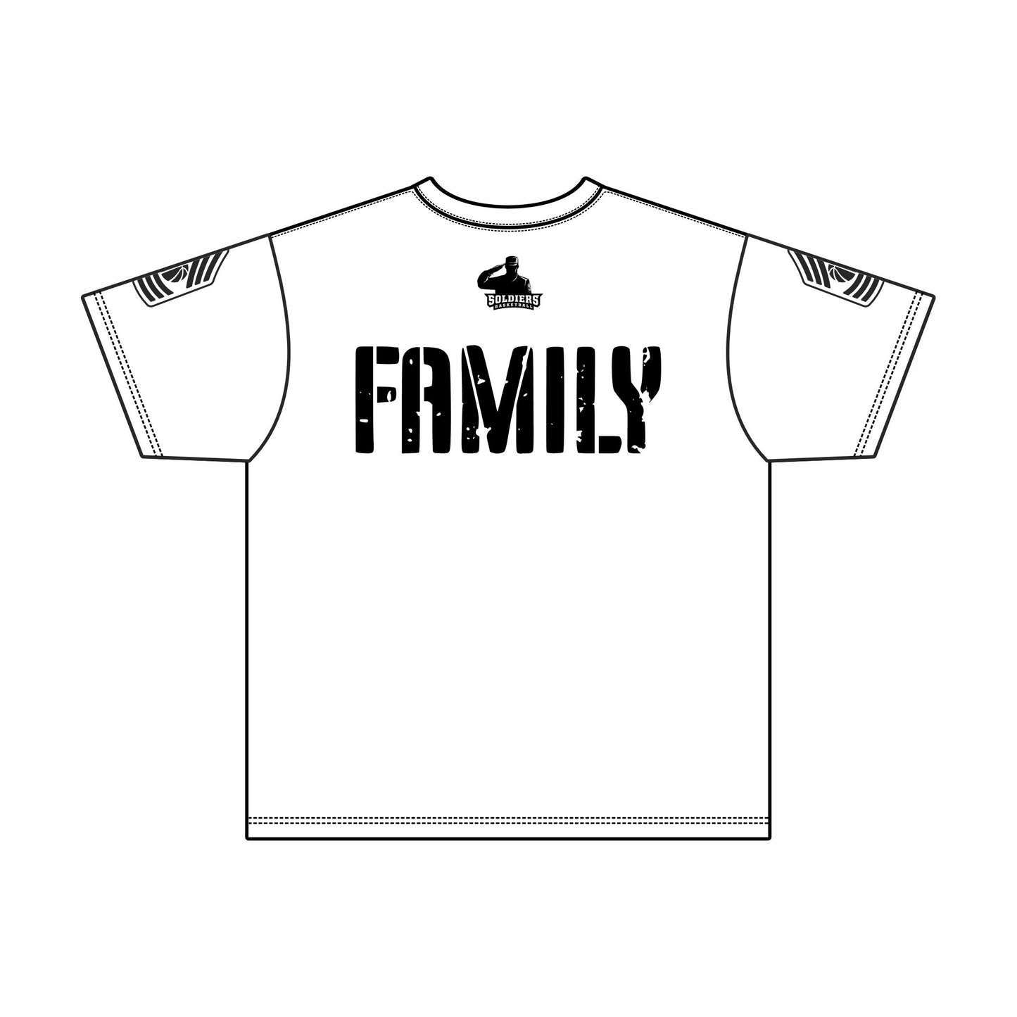 Soldiers Stamp Short Sleeve Shirt